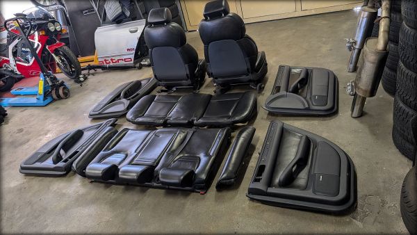 RS6 C5 Recaro Lederausstattung schwarz