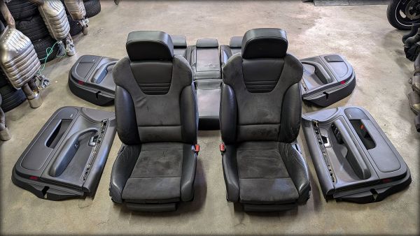 S4 B6 Recaro Leder-/Alcantara Ausstattung schwarz