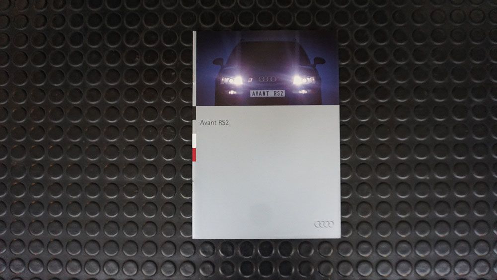 Prospekt Audi RS2