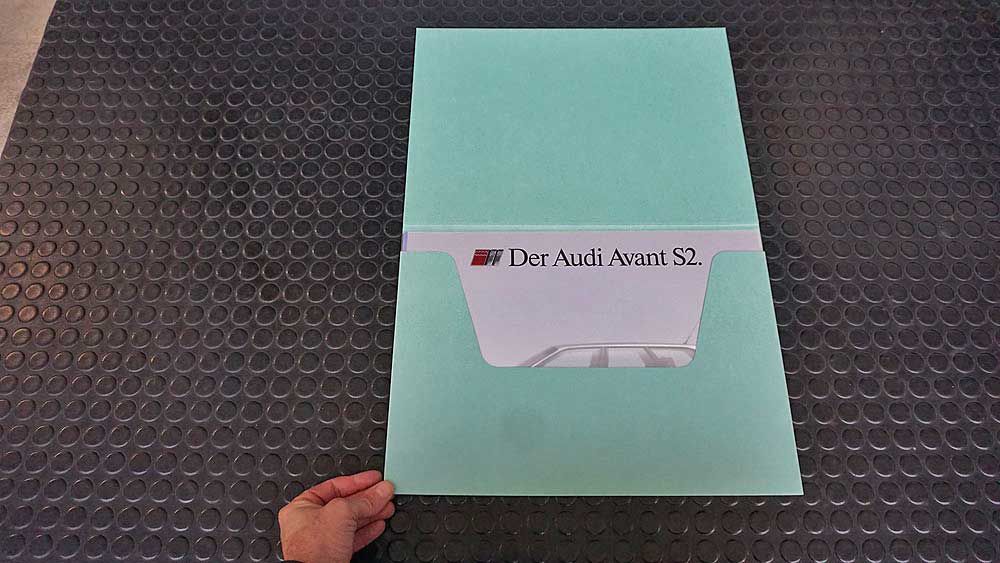 Prospektmappe Audi S2 Avant